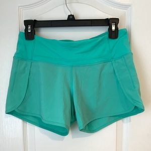 Lululemon Turquoise Athletic Shorts